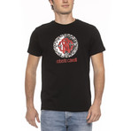 Logo Print T-Shirt V2 // Black (Small)