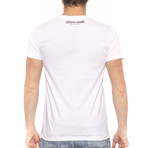 Logo Print T-Shirt V2 // White (Small)