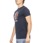 Logo Print T-Shirt V2 // Navy (Small)