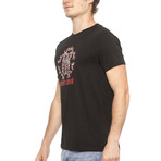 Logo Print T-Shirt V1 // Black (Small)