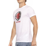 Logo Print T-Shirt V2 // White (Small)