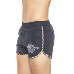 Animal Piping Beach Boxer // Navy (Small)