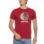 Logo Print T-Shirt V2 // Red (Small)