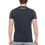 Logo Print T-Shirt V2 // Navy (Small)