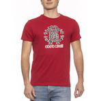 Logo Print T-Shirt V1 // Red (Medium)