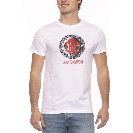 Logo Print T-Shirt V2 // White (Small)