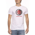 Logo Print T-Shirt V2 // White (Small)