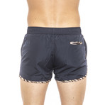 Animal Piping Beach Boxer // Navy (Small)
