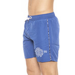 Spotted Edges Beach Boxer // Bluette (Small)
