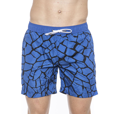 Printed Beach Boxer // Bluette (Small)