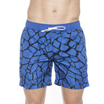 Printed Beach Boxer // Bluette (Small)