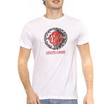 Logo Print T-Shirt V2 // White (Small)