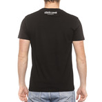 Logo Print T-Shirt V1 // Black (Small)