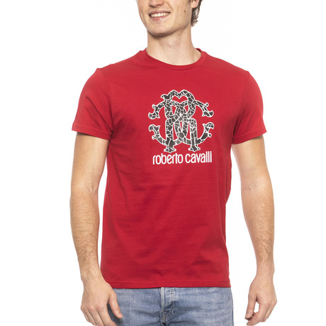 Logo Print T-Shirt V1 // Red (Medium)