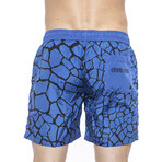 Printed Beach Boxer // Bluette (Small)