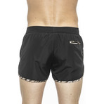 Animal Piping Beach Boxer // Black (Small)