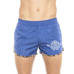 Animal Piping Beach Boxer // Bluette (Small)