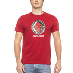 Logo Print T-Shirt V2 // Red (Small)