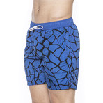 Printed Beach Boxer // Bluette (Small)