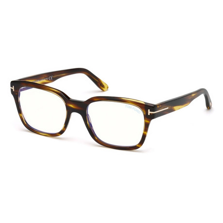 Unisex Round Eyeglasses V2 // Clear + Gold