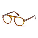 Unisex Round Eyeglasses // Tortoise