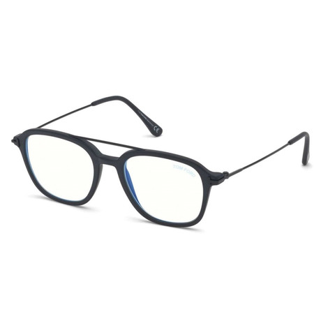Unisex Aviator Eyeglasses // Matte Black
