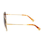 Women's CE140S 743 Sunglasses // Gold + Brown