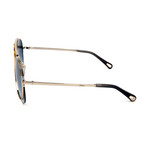 Women's CE144S 050 Sunglasses // Silver + Gold + Blue Gradient