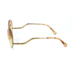 Women's CE154S 821 Sunglasses // Gold + Yellow