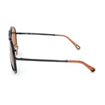 Women's CE144S 028 Sunglasses // Dark Nickel + Nickel + Brown