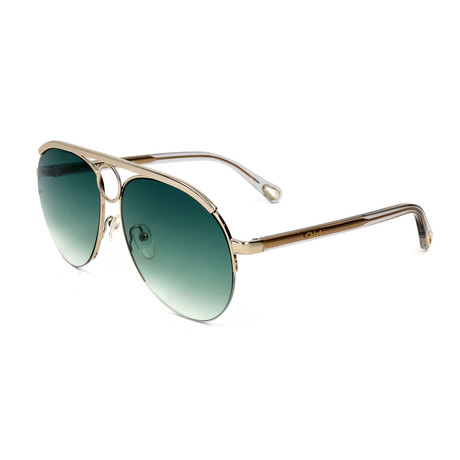 Women's CE152S 838 Sunglasses // Gold + Petrol Gradient