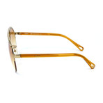Women's CE152S 842 Sunglasses // Gold + Honey Gradient