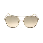 Women's CE137S 743 Sunglasses // Gold + Brown