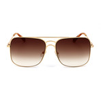 Women's CE140S 743 Sunglasses // Gold + Brown