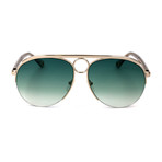 Women's CE152S 838 Sunglasses // Gold + Petrol Gradient