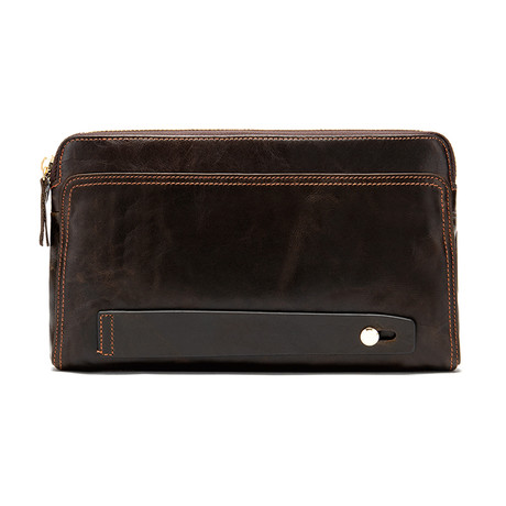 Male Clutch Bag // Antique Brown