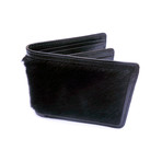 Full Size Cow Skin Wallet // Black