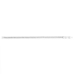 Cubic Zirconia + Stainless Steel Tennis Bracelet // 4mm // White (6.5")