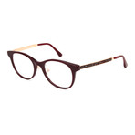 Women's JC209/F LHF Optical Frames // Burgundy + Gold