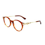 Women's JC213 086 Optical Frames // Havana + Gold