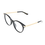 Women's JC224/F 807 Optical Frames // Black + Gold