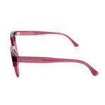 Women's JC176 197 Optical Frames // Plum + Plum Glitter