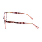 Women's JC139 LX9 Optical Frames // Striped Red Glitter