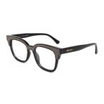 Women's JC176 19K Optical Frames // Black + Black Glitter