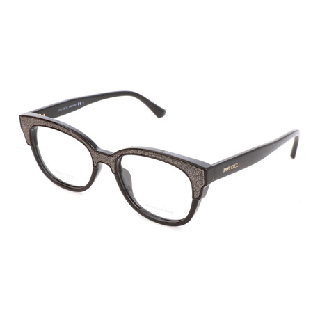 Women's JC177 19K Optical Frames // Brown + Brown Glitter