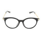 Women's JC224/F 807 Optical Frames // Black + Gold