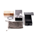 Colfax Dugout Kit // Maple + Black Aluminum (Black Glass Joint Pipe)