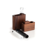 Classic Dugout Kit // Walnut (Black Glass Joint Pipe)
