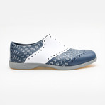 Patterns Anchor Oxford // Blue, White (US: 7)