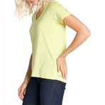 Women's Vanessa V-Neck T-Shirt // Pale Green (S)